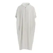 [Y's] Rolled Up Half Sleeve Dress