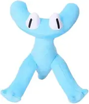 YZONU Cyan Rainbow Friends Plush,Rainbow Friend Chapter 2 Plushies, Stuffed Animal The Game Horror Toys Halloween Christmas Birthday Party Gifts for Best Friends and Kids