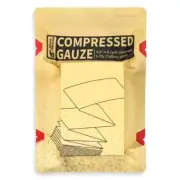 2 Packs RHINO RESCUE Sterile Compressed Gauze. Z-Fold, Emergency Wound Dressing.