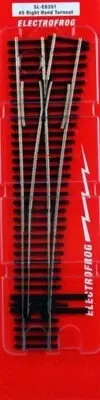 PECO SL-E8351 HO Scale Code 83 Electrofrog #5 Right-Hand Turnout
