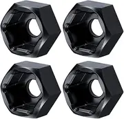 4Pcs 5mm to 7mm Wheel Hex Hubs Adapter RC Hex Combiner for WPL D12 1/10 RC Trucks 1/24 SCX24 RC Cars