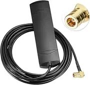 Eightwood DAB+ Car Radio Antenna - Windscreen Patch Antenna With 3M SMB Connection Cable for JVC, Pioneer, Kenwood, Alpine, Clarion Digital Radio FM Tuner