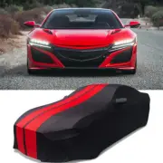 For Honda Acura NSX 1991-2022 Indoor Car Cover Satin Stretch Dust-proof Red (for: Honda)