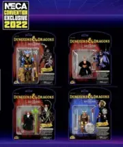 2022 SDCC NECA Dungeons & Dragons 4″ Scale Action Figures Lost Wave 4 Pack