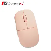 在飛比找三井3C購物網優惠-【iRocks】M23R 無線靜音滑鼠 粉色
