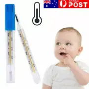 Mercury Free Glass Thermometer for Baby Kid Adult Medical Armpit Thermometers