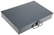 Durham SMALL STORAGE BOX 50x339x234mm 12-Compartments Steel, Rust Resistant Grey