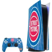 NBA Detroit Pistons PS5 Bundle Skin - Detroit Pistons Hardwood Classics
