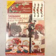 NEW Vintage Pricilla Hauser Painted Impressions Rub on Transfer Ivy Leaf Garland