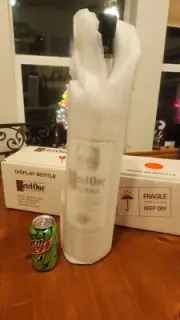 22.5" Kettle One Vodka 4.5L Display Bottle EMPTY Sealed Still Wrapped In Foam