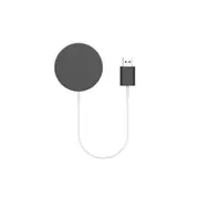 Rotatable Mobile Phone Wireless Charging 15W High-power Magnetic Charger for Apple 12 Series-Black