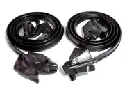 1971-1976 Cadillac Calais, DeVille 2 dr new door weatherstrip seals, pair