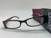 FG25 Foster Grant Reading Glasses Women Readers Magenta 2.00 Magnolia NEW