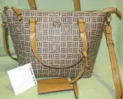 Anne Klein Alex Varsity Shoulder/Satchel BAG ManMade NWT Cute Bag!