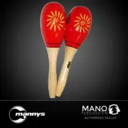 Mano Percussion UE410 Wooden Oval Shaped Maracas (Pair)