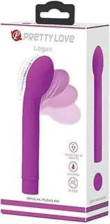 Pretty Love Logan Rabbit Vibrator, Purple