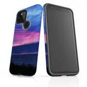For Google Pixel 4a 5G Case Armour Protective Cover Amazing Sunset