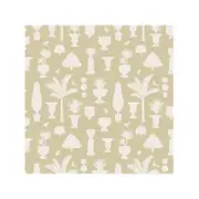 Topiary in Biscuit 3.42m x 2.7m Large Wallpaper Mural