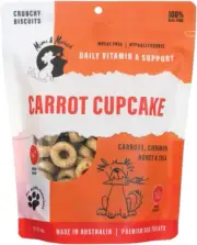 Mimi & Munch 100% Natural Carrot Cupcake Dog Treats Biscuits 180 G