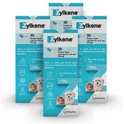 Zylkene Anxiety & Behaviour Capsules 75mg (120 caps) | Pet Supplement | For Dogs/Cats