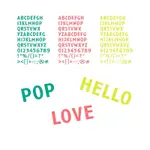 Fpm Milano Bank S Letter Stickers