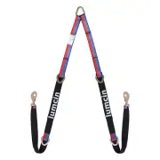 V Bridle Tow Strap with Hooks,Heavy Duty Vehicle Recovery Strap for Towing an...