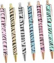 Ciieeo 6pcs Ballpoint Pens Writing Accessory Stationery Supply Ball Point Pen Fine Point Stationery Pens Ergonomic Ballpoint Pen Business Pen Plastic Portable Student Writing Supplies