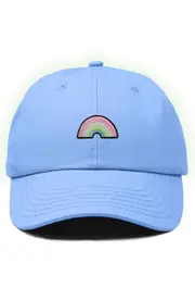 Dalix Rainbow Hat in Light Blue at Nordstrom One Size