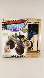 Woodshop Monster Truck The Ghoul PeachTree PlayThings Kids Toy 2018
