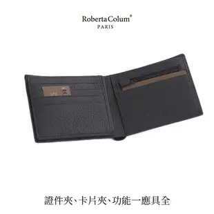 諾貝達 Roberta Colum 真皮短夾 RM-23154-2 咖啡色 彩色世界