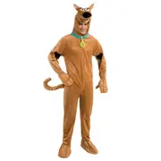 Scooby Doo Hooded Jumpsuit Deluxe Costume Adult Animal Dress Up Party