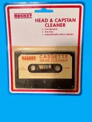 ✨New Sealed Rocket Tape Cassette Player Head & Capstan Cleaner “RARE”Hong Kong