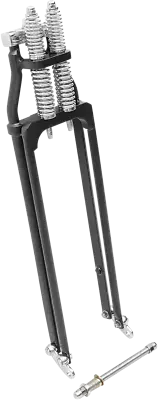 Drag Specialties Springer Fork Plus 4" Black for Harley Davidson 0401-0081
