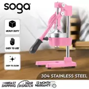 SOGA Commercial Manual Juicer Hand Press Juice Extractor Squeezer Orange Citrus