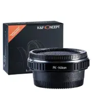 K&F Concept adapter with glass for Pentax K mount lens to Nikon F camera as D300