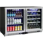 Schmick Under Bench Beer And Wine Fridge Combination