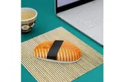 Mustard Wireless Sushi Mouse Laptop PC Home Office Computer Tablet Accessory