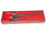 Snap On Tools NEW LONGNOSE5R 5pc RED Needle Nose Pliers Set 411CF 95ACF 911ACF
