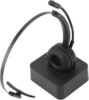 Call Center Headset, Noise Cancelling Headset with Mic and Magnetic Charging Base, Comfortable Adjustable Call Center Headphones with Microphone
