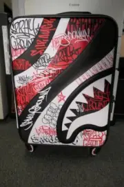 Sprayground 910CL143NSZ MYSTERIOUS MASTERMIND Luggage w Wheels Handle Carry On