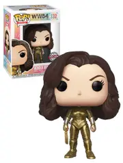 Funko Pop! Heroes WW84 #332 Wonder Woman (Golden Armour No Wings) POP! Vinyl - New, Mint Condition