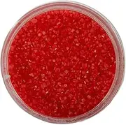 Sprinks Sanding Sugar Sprinkles 75g | Sugar Sprinkles | Cake Decorations | Cupcake Sprinkles | Halloween Sprinkles | Cake Sprinkles | Sugar Crystals | Edible Sugar for Cakes | Burnt Red