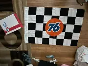 Nascar Union 76 Gas Checkered Flag 38 By 23 1/2 Conder Flag New In Box