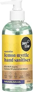 Simply Clean Lemon Myrtle Hand Sanitiser 250 ml