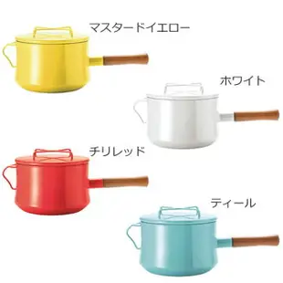 3200ML 丹麥 DANSK (附蓋深形18CM) 琺瑯材質牛奶鍋 片手鍋 DANSK Kobenstyle 木柄盅 4色 北歐風格 廚具 搬家禮物