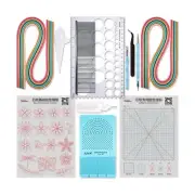 JUYA Quilling Paper and Tools Classic Set QK10 (Blue, Have Glue)