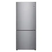 LG 420 Litre Bottom Mount Refrigerator - Stainless Steel