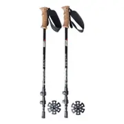 Denali Explorer II Carbon Fibre Walking Poles Black