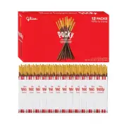 Glico Pocky Chocolate Covered Biscuit Sticks, 1.41 oz.,12 pk. net weight 16.9 oz