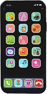 Kids Cell Phone Toy, ABS Phone Mobile, Touch Screen Fake Mobile Phone, Baby Toy Phone with Lights and Sound, Kids Smartphone, Phone Fake Learning Phone Toy for 1 6 Years Old Boys Girls